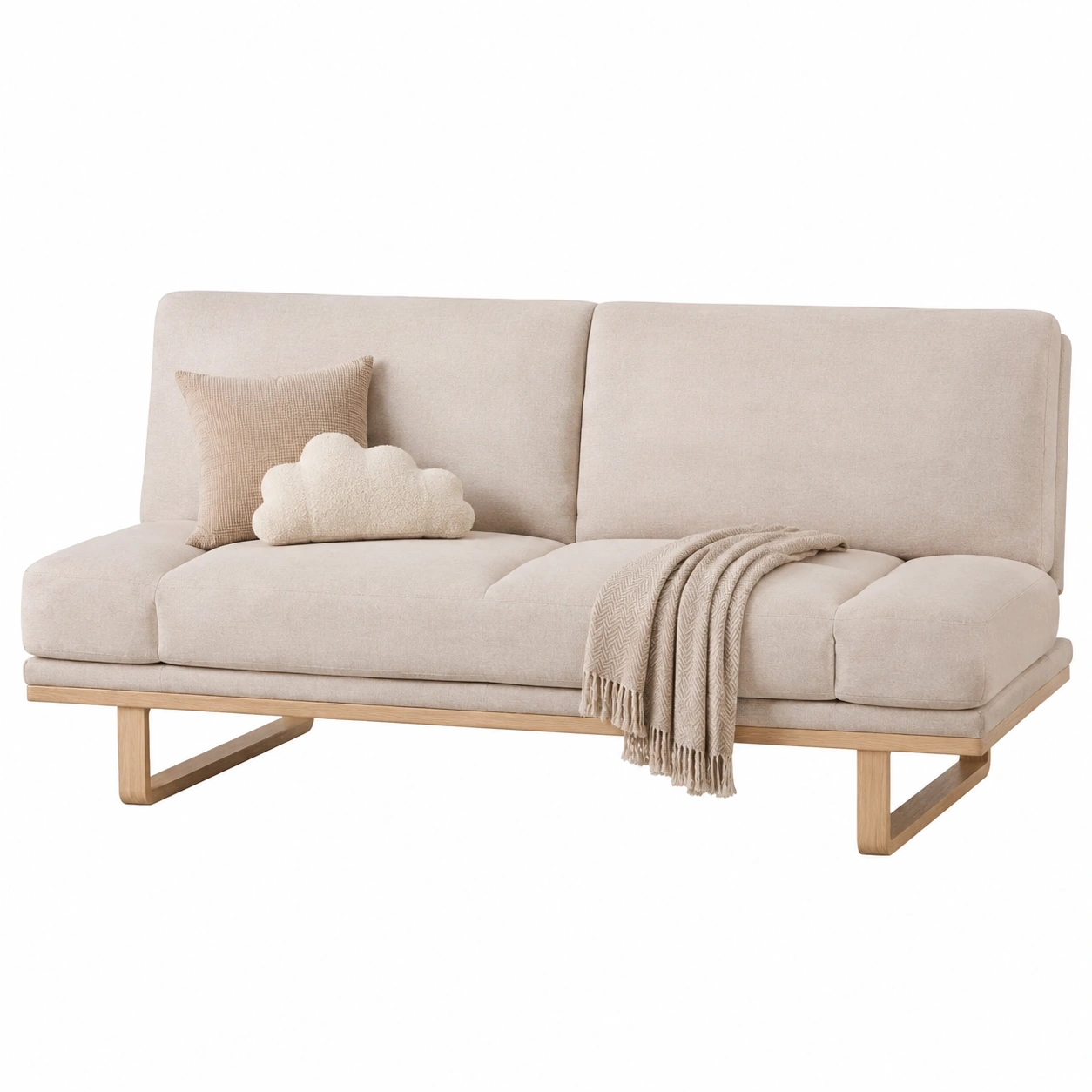Sofa tres plazas estilo escandinavo