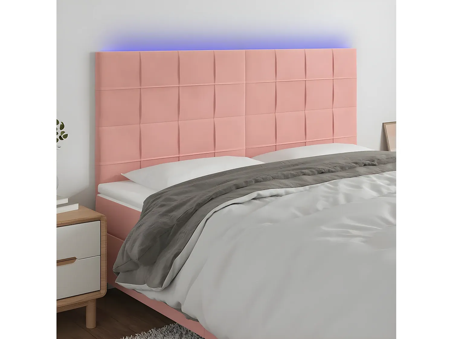 Schlafzimmer,Bettkopfteil und Bettüberbau,Bettkopfteil-Furniarone