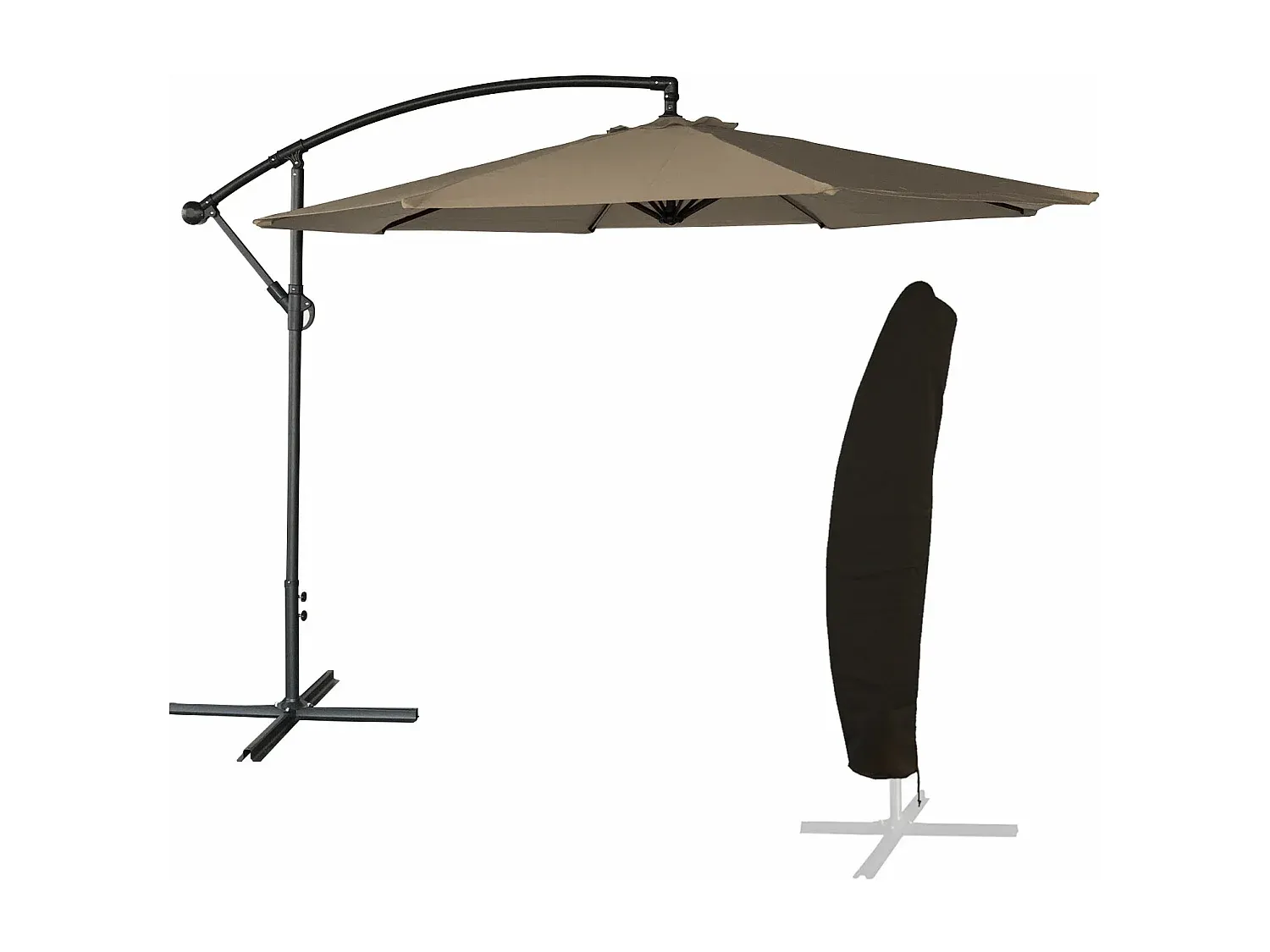 Garten,Gartenzubehör und Gartenausstattung,Ampelschirm-Furniarone