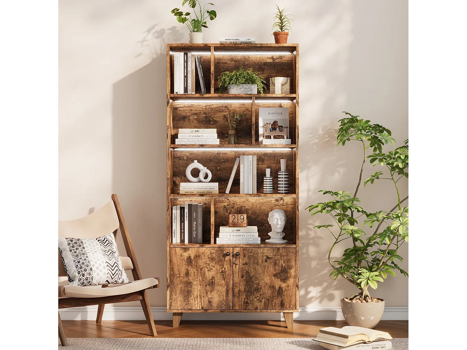Wohnzimmer und Flur,Wohnzimmermöbel,Bücherregal-Furniarone