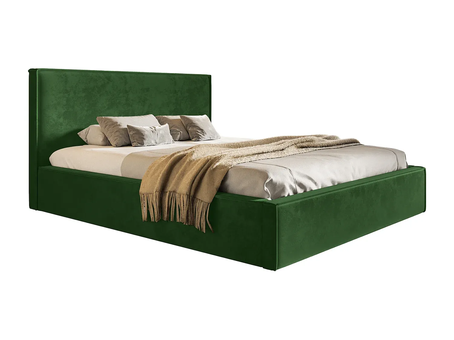 Schlafzimmer,Bereich Bett,Bett mit Bettkasten-Furniarone