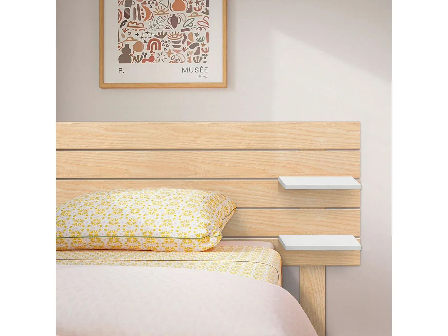 Schlafzimmer,Bettkopfteil und Bettüberbau,Bettkopfteil-Furniarone