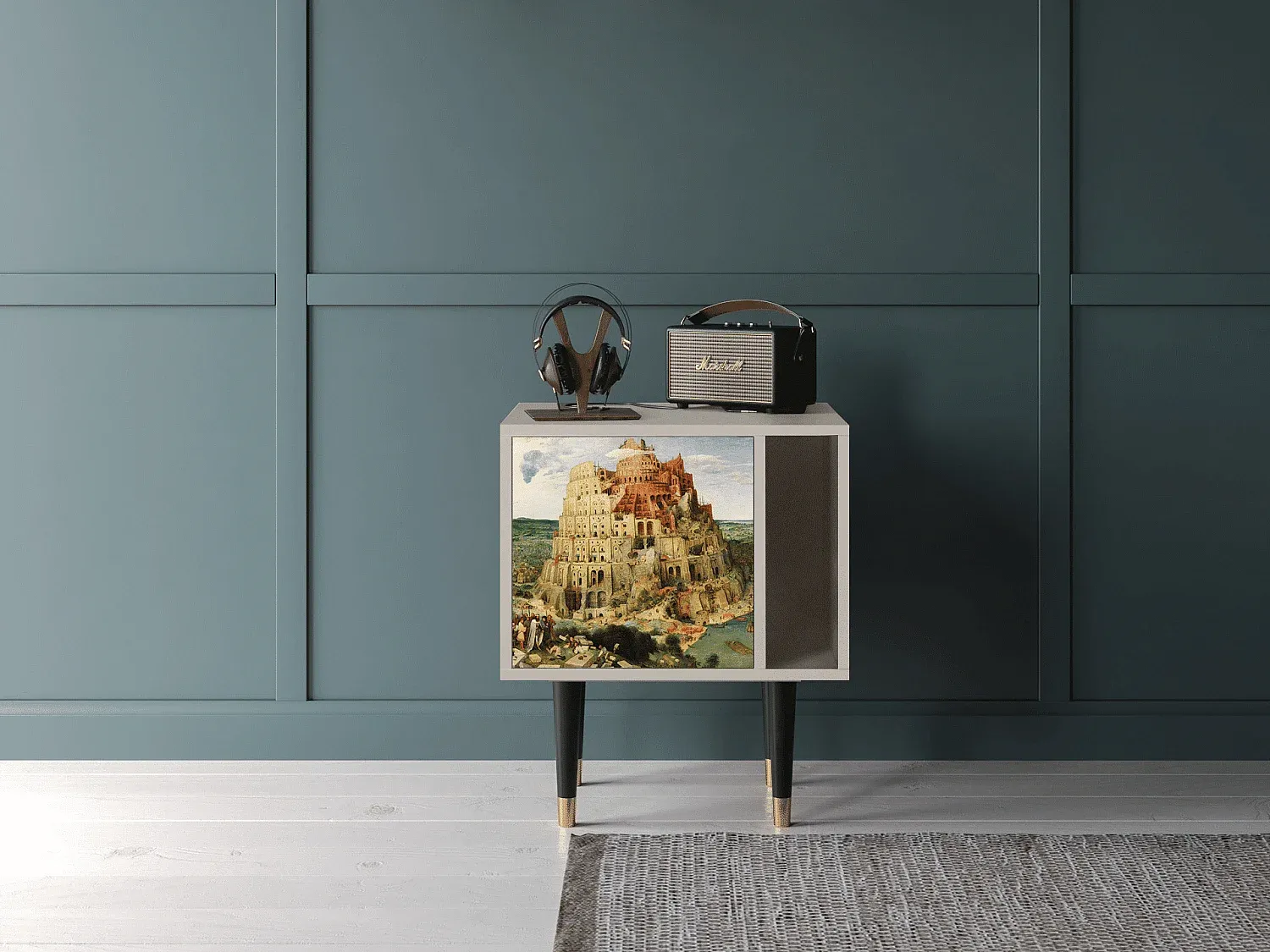Schlafzimmer,Schlafzimmermöbel,Nachttisch-Furniarone