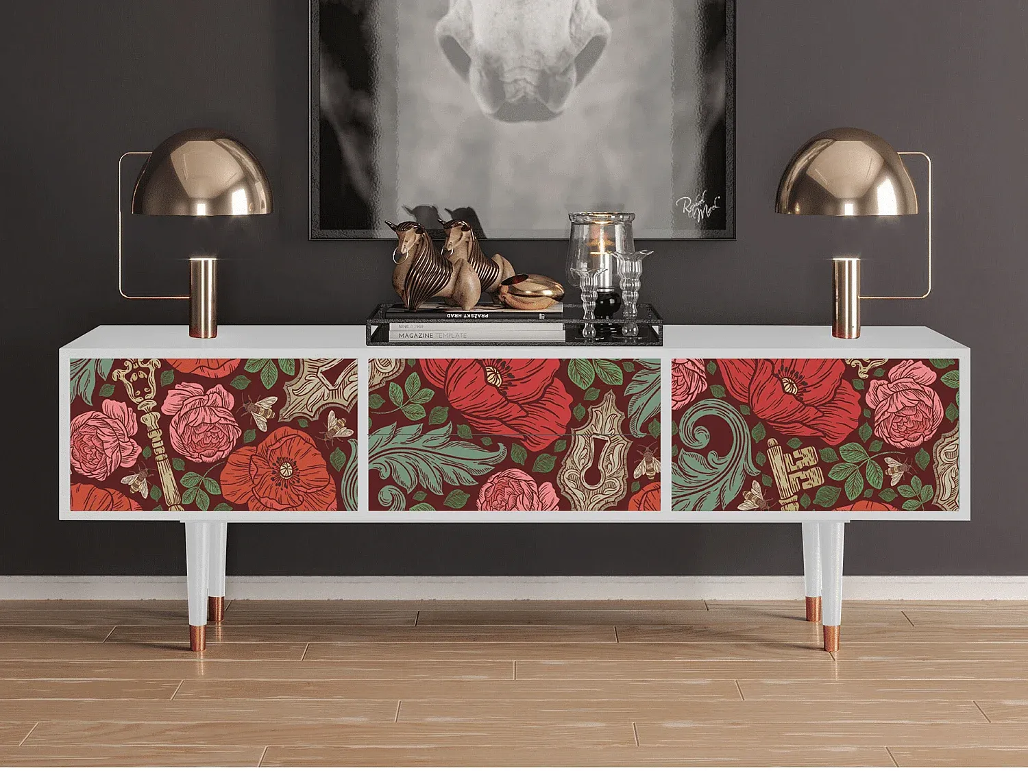 Wohnzimmer und Flur,Wohnzimmermöbel,TV-Board-Furniarone
