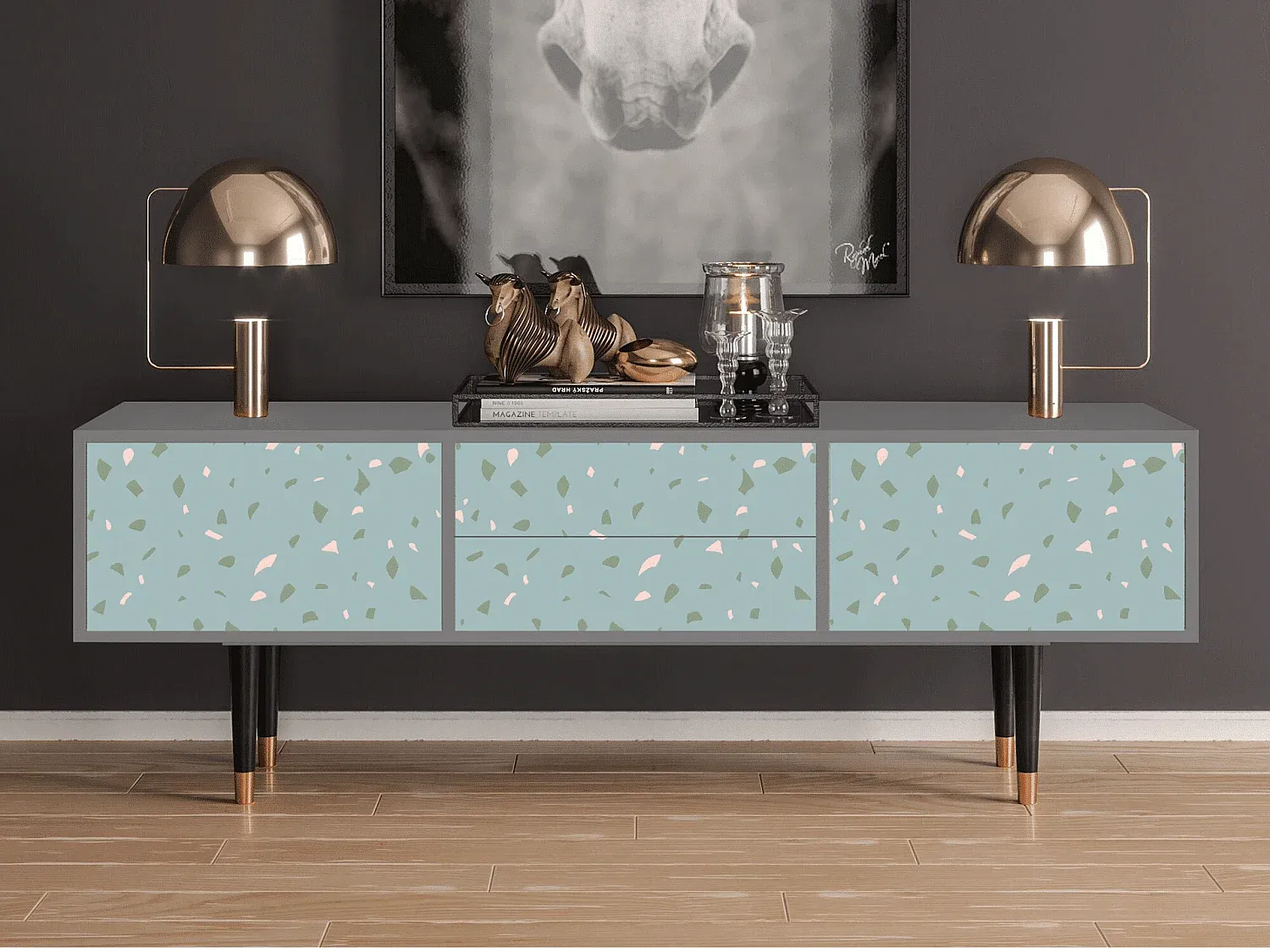 Wohnzimmer und Flur,Wohnzimmermöbel,TV-Board-Furniarone