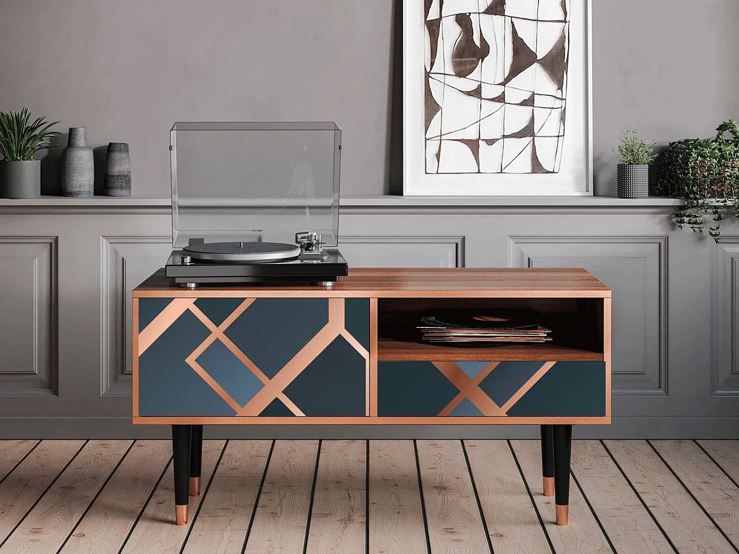 Wohnzimmer und Flur,Wohnzimmermöbel,TV-Board-Furniarone