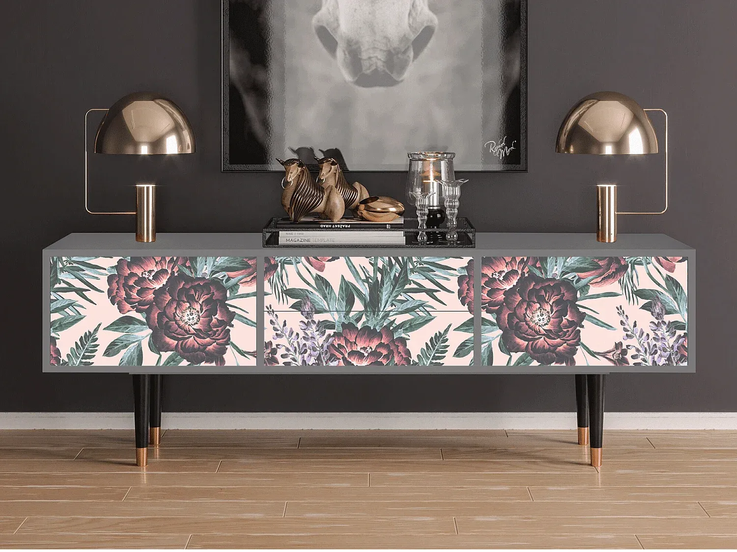 Wohnzimmer und Flur,Wohnzimmermöbel,TV-Board-Furniarone