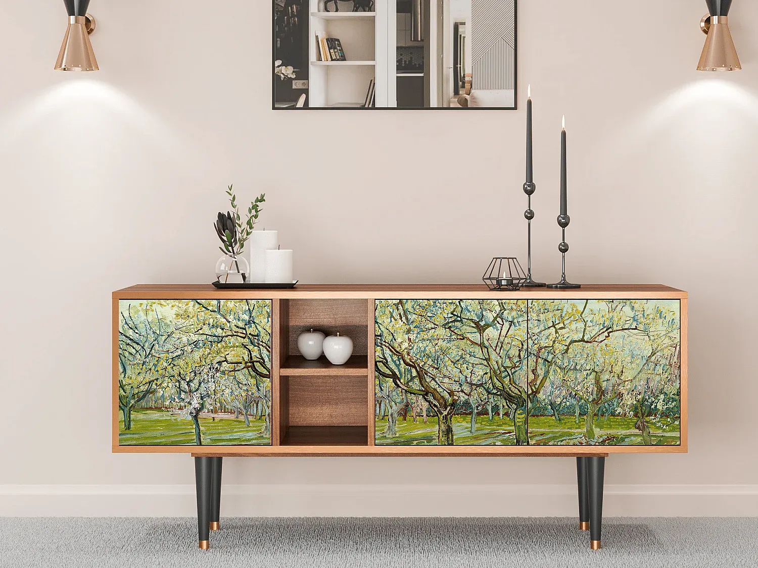 Wohnzimmer und Flur,Wohnzimmermöbel,TV-Board-Furniarone