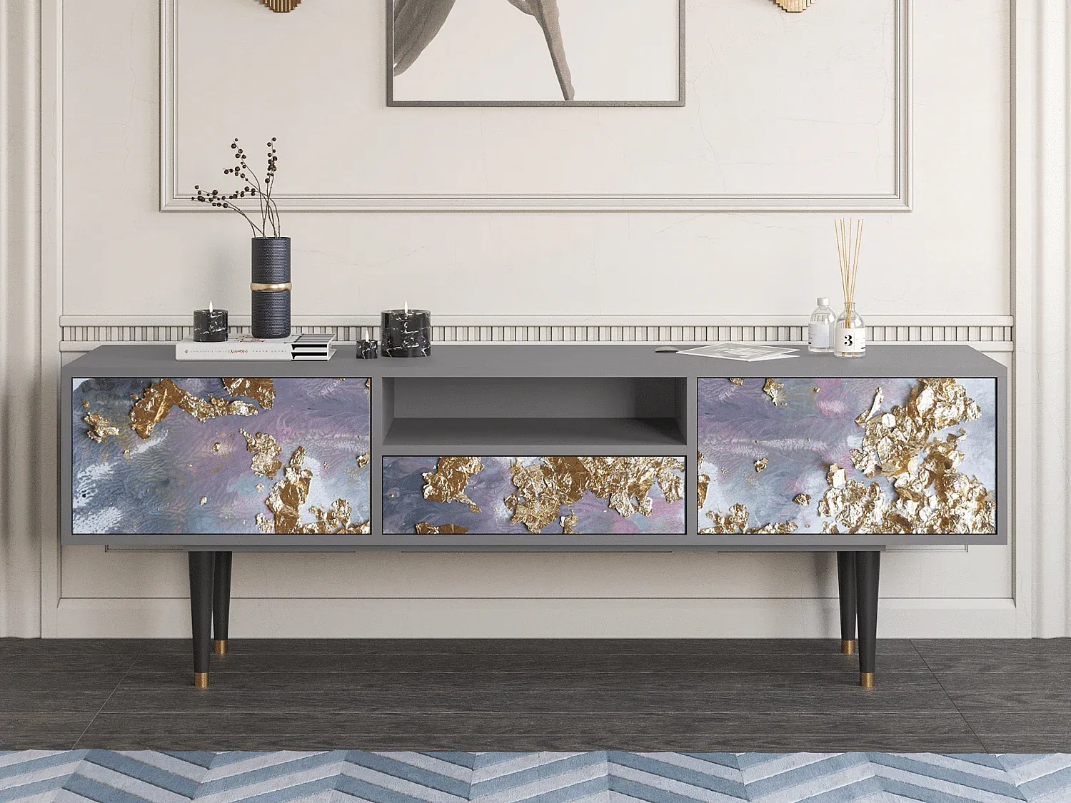 Wohnzimmer und Flur,Wohnzimmermöbel,TV-Board-Furniarone