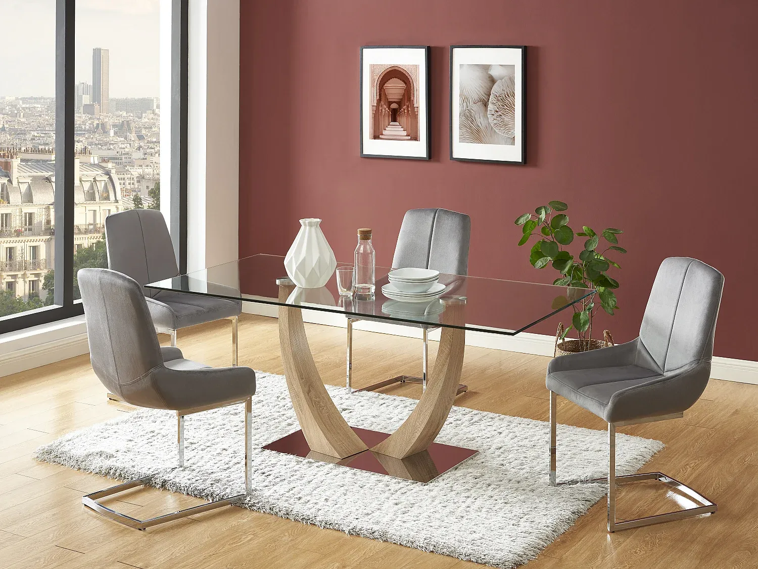 Esszimmer und Küche,Esszimmermöbel,Tisch ohne Ausziehfunktion-Furniarone