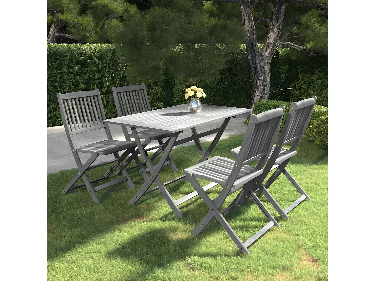 Garten,Gartenmöbel,Gartenessgruppe im Set-Furniarone