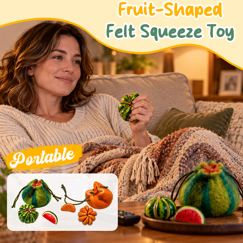 Fruit Shaped Felt Squeeze Toy