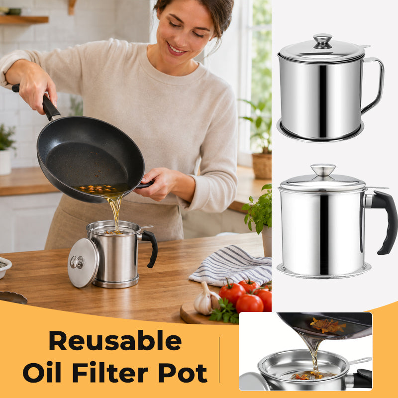 🍳Stainless Steel Oil Dispenser - Drip-Free Pour Spout, Mess-Free Cooking for Modern Kitchen