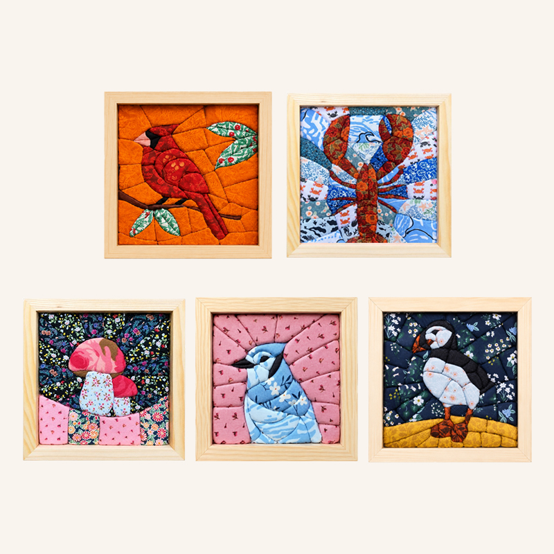 🖼️ Quilted Fabric Wall Art Kit