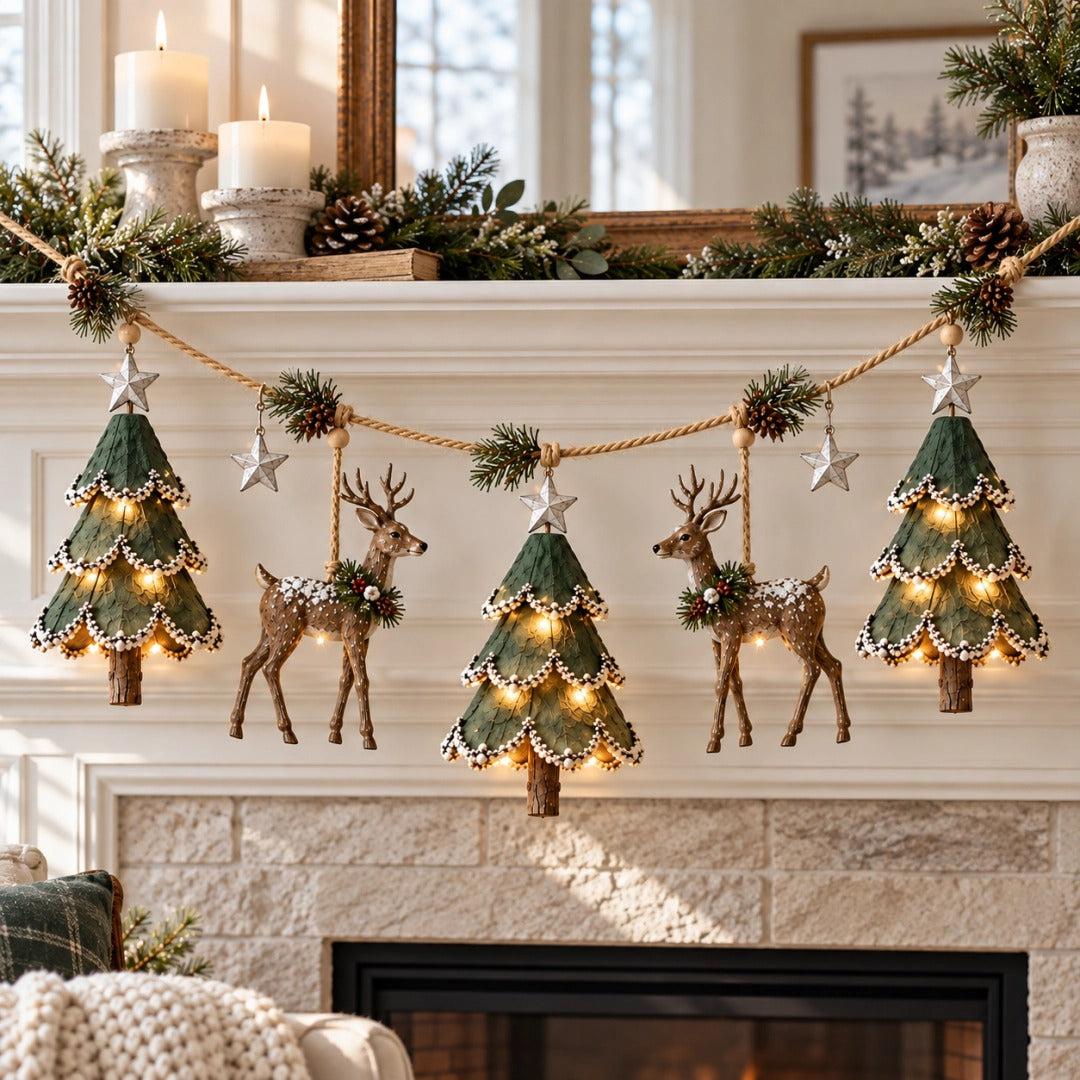 Handmade Christmas garland