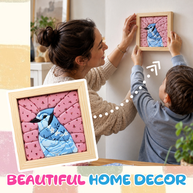 🖼️ Quilted Fabric Wall Art Kit