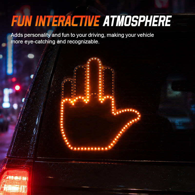 LED gesture light for car enthusiasts