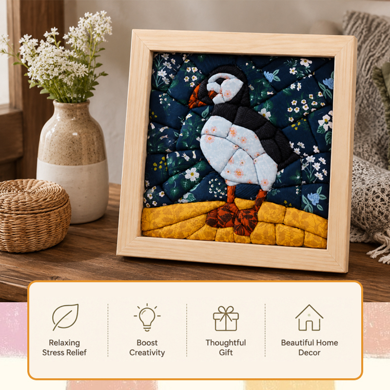 🖼️ Quilted Fabric Wall Art Kit