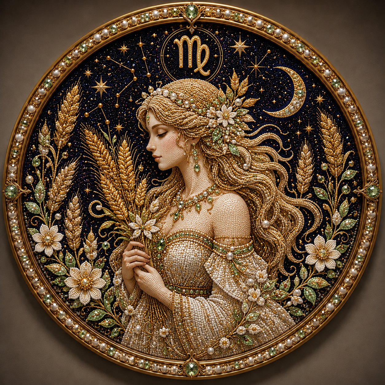 🔥 12 Zodiac Signs Pearl Art Kit ♈🌙