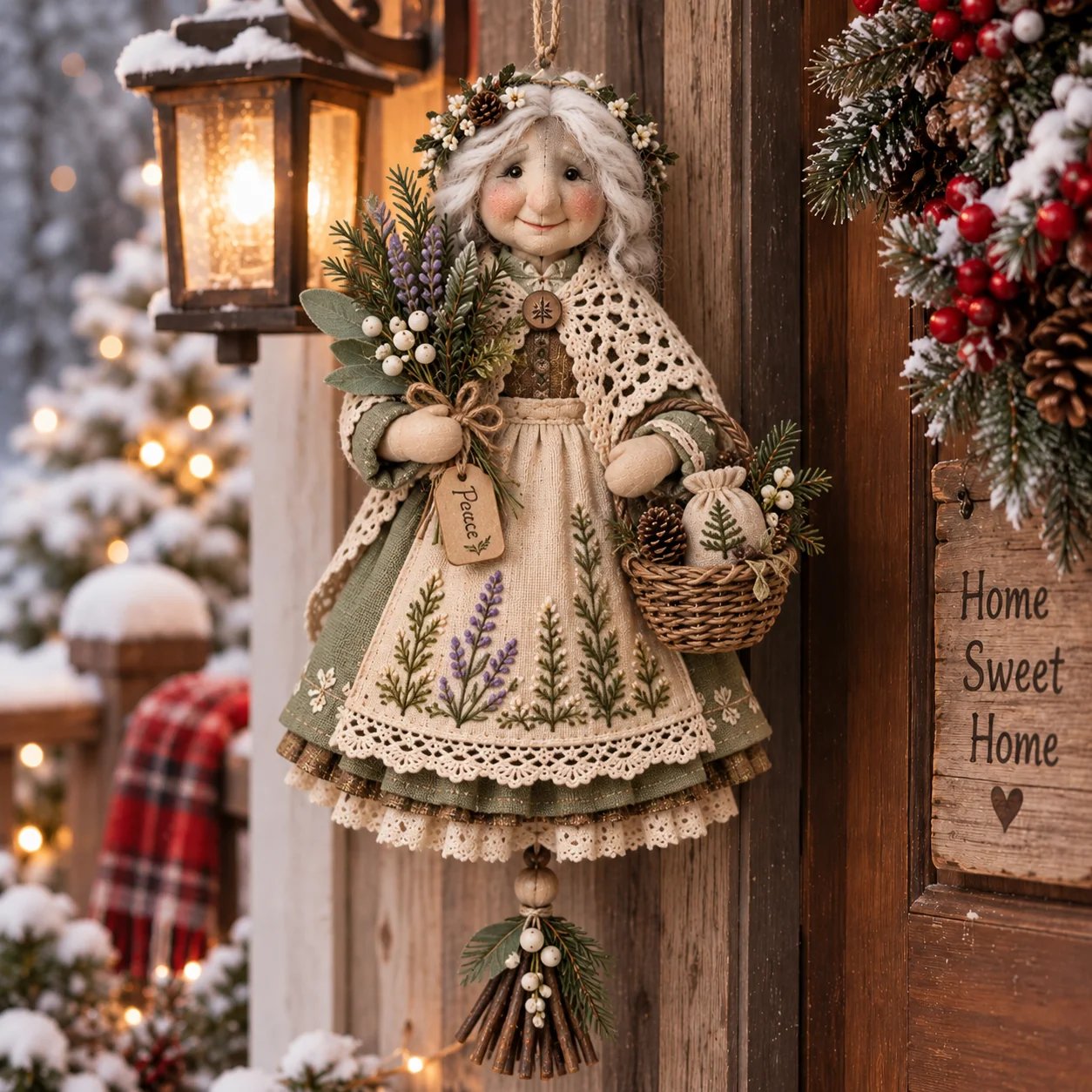 🔥😍Handmade Good Luck Granny 🍀Chase Away Worries, Bring Home Warmth 