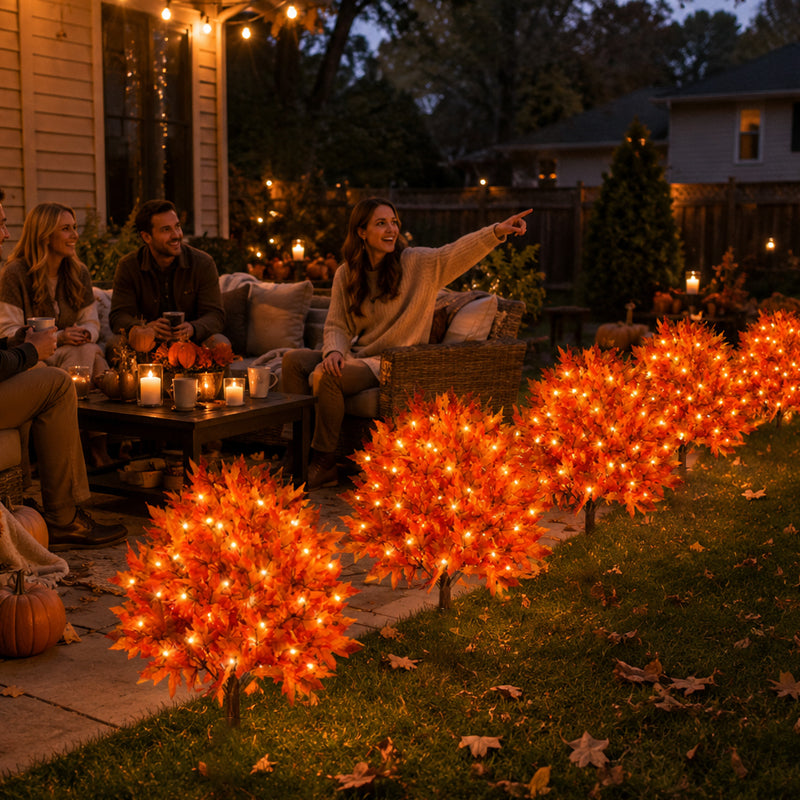 🍁 Enchanted Autumn Maple Tree Light – LED Fall Tree Decor for Indoor & Outdoor Spaces ✨