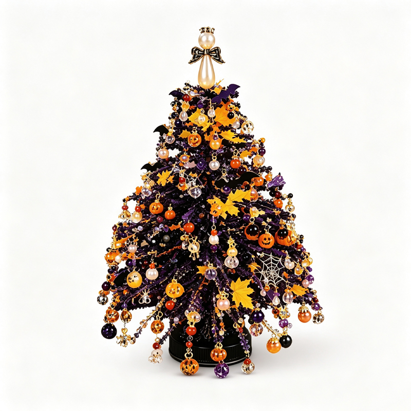 🎄 DIY Beaded Christmas Tree Kit | Sparkling Holiday Tabletop Decor