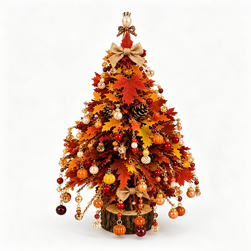 🎄 DIY Beaded Christmas Tree Kit | Sparkling Holiday Tabletop Decor