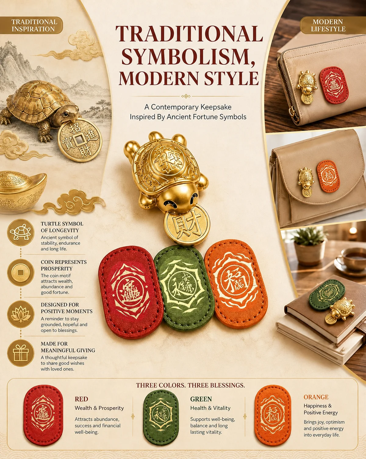 2026 Golden Turtle Charm 🐢✨ Bites onto Luck 🍀 Never Lets Go! 🔒