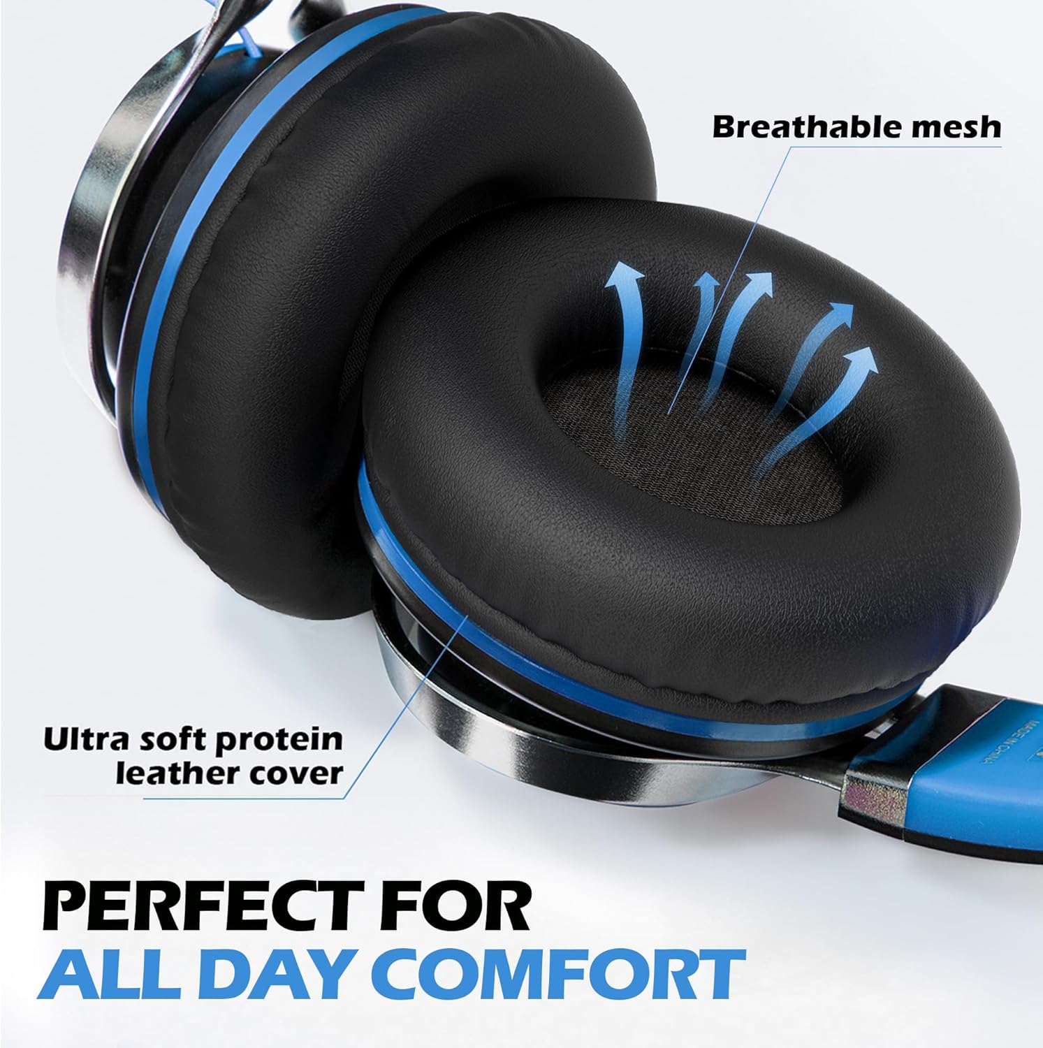 AMOSTING Kids Headphones (Blue)
