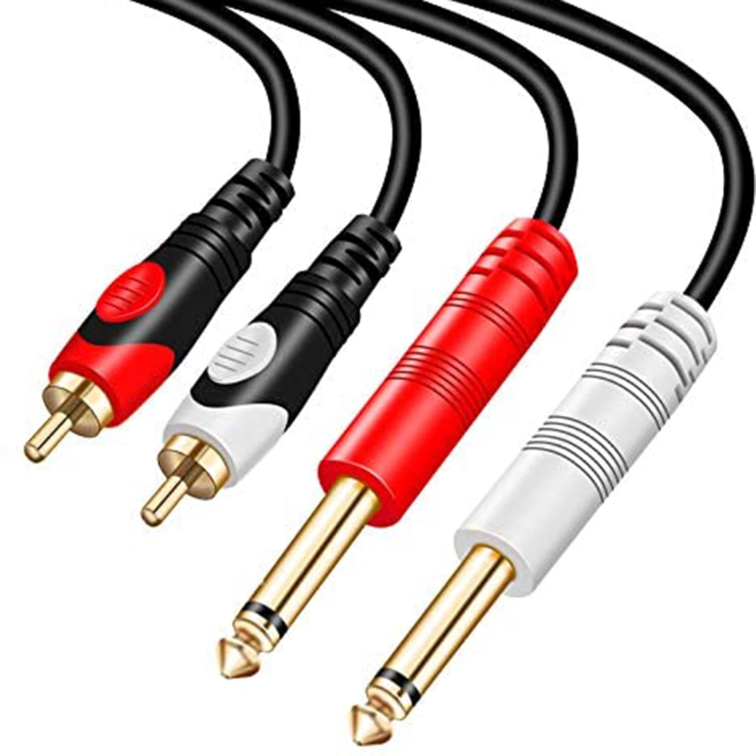 AMOSTING RCA to 1/4 Cable