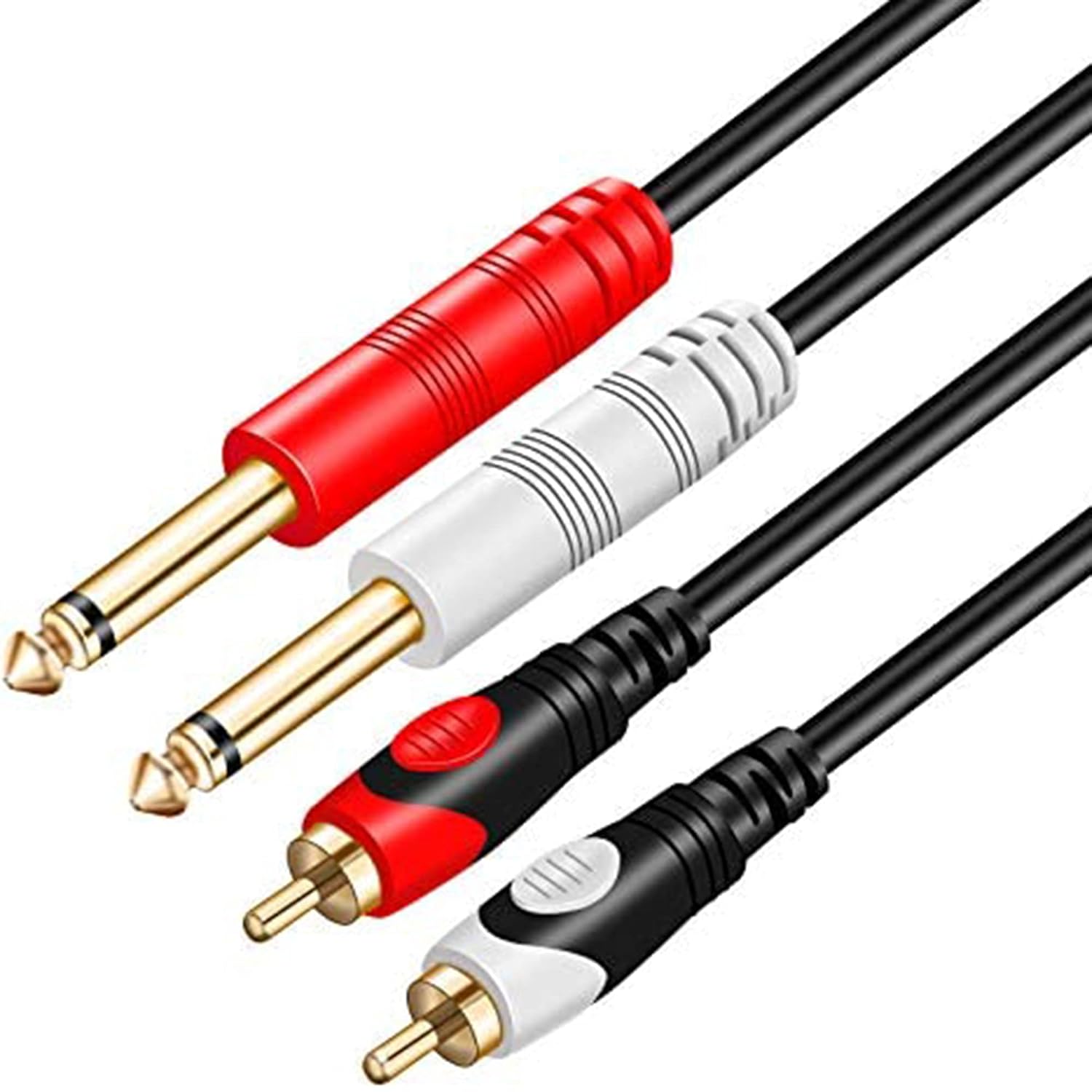 AMOSTING RCA to 1/4 Cable