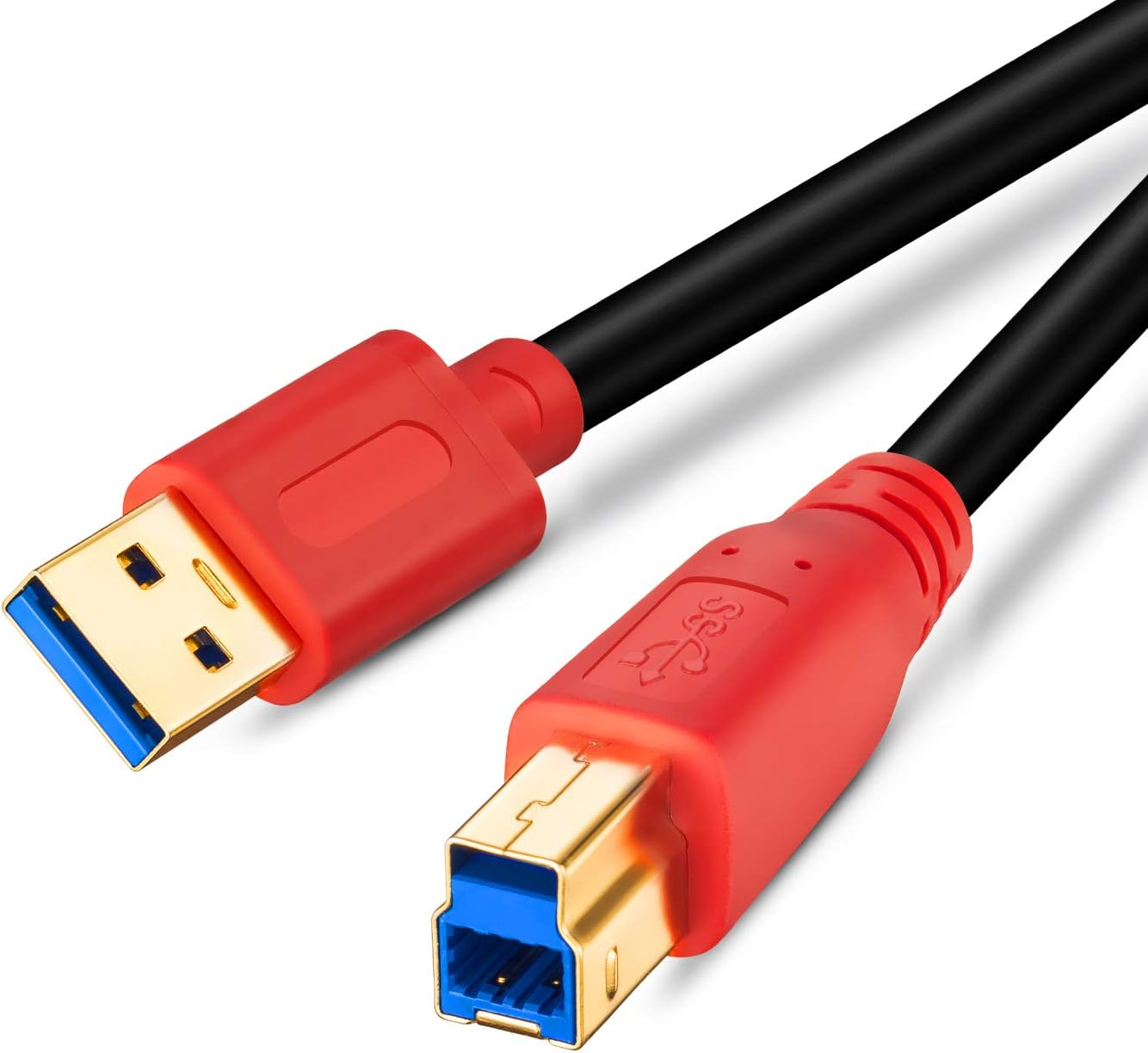 AMOSTING USB 3.0 Cable A Male to B Male