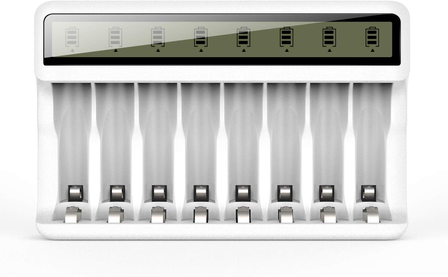 AMOSTING 8 Bay AA AAA Battery Charger