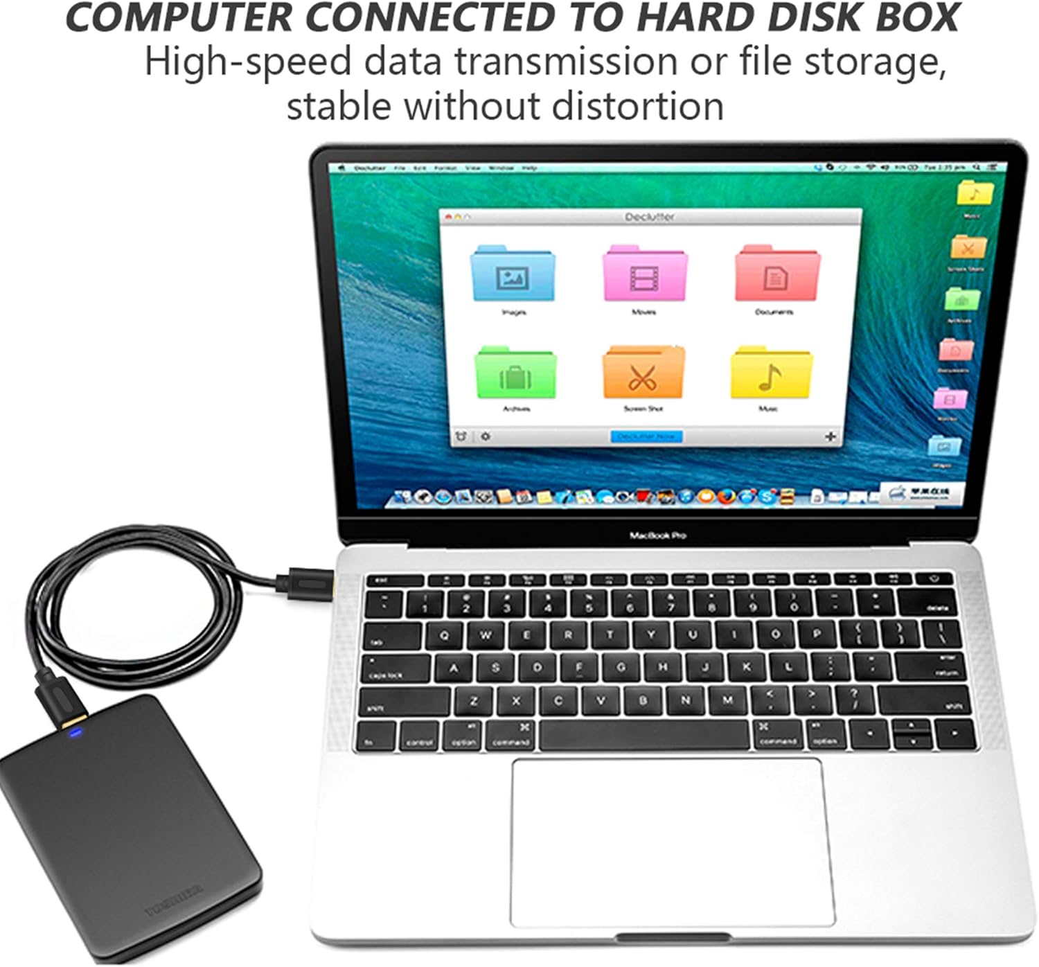 AMOSTING USB 3.0 A to A Male Cable