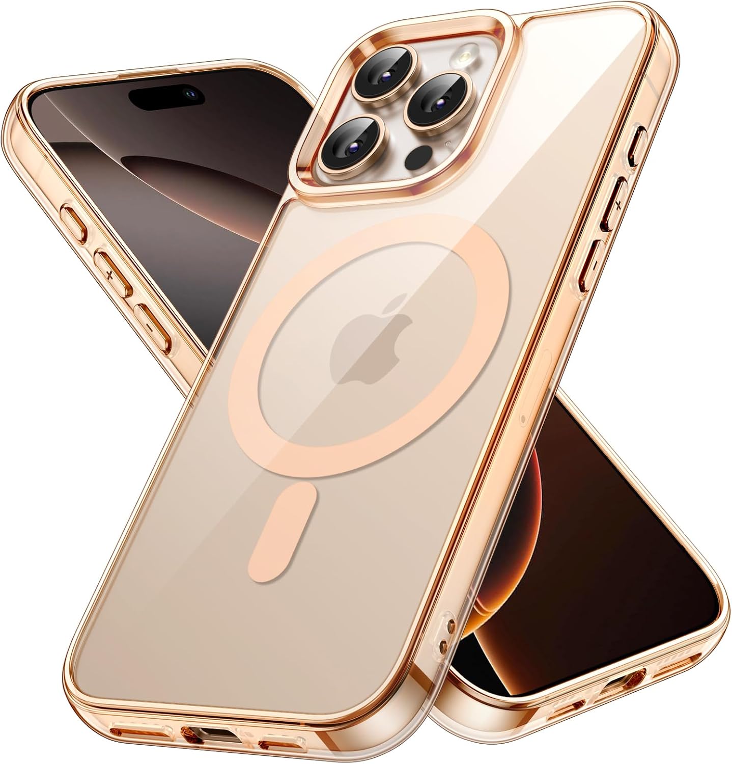 AMOSTING Magnetic Case for iPhone 16 Pro (Desert)