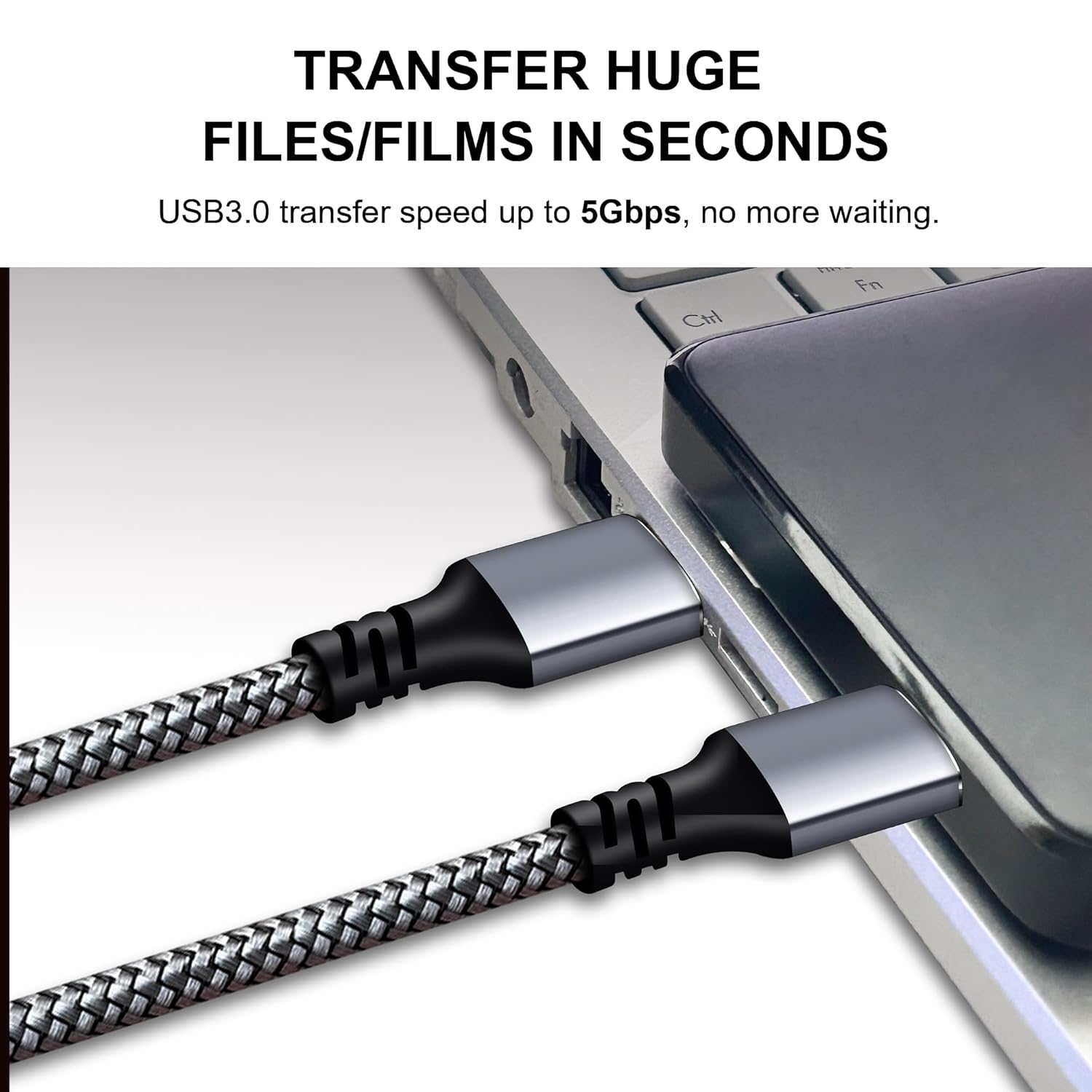 AMOSTING USB 3.0 A to A Male Cable