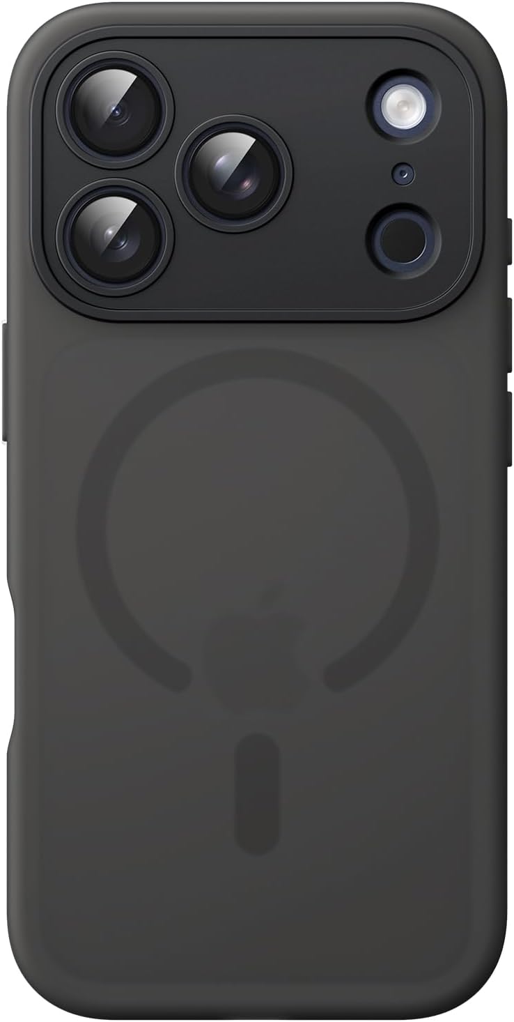 AMOSTING Matte Case for iPhone 17 Pro(Black)