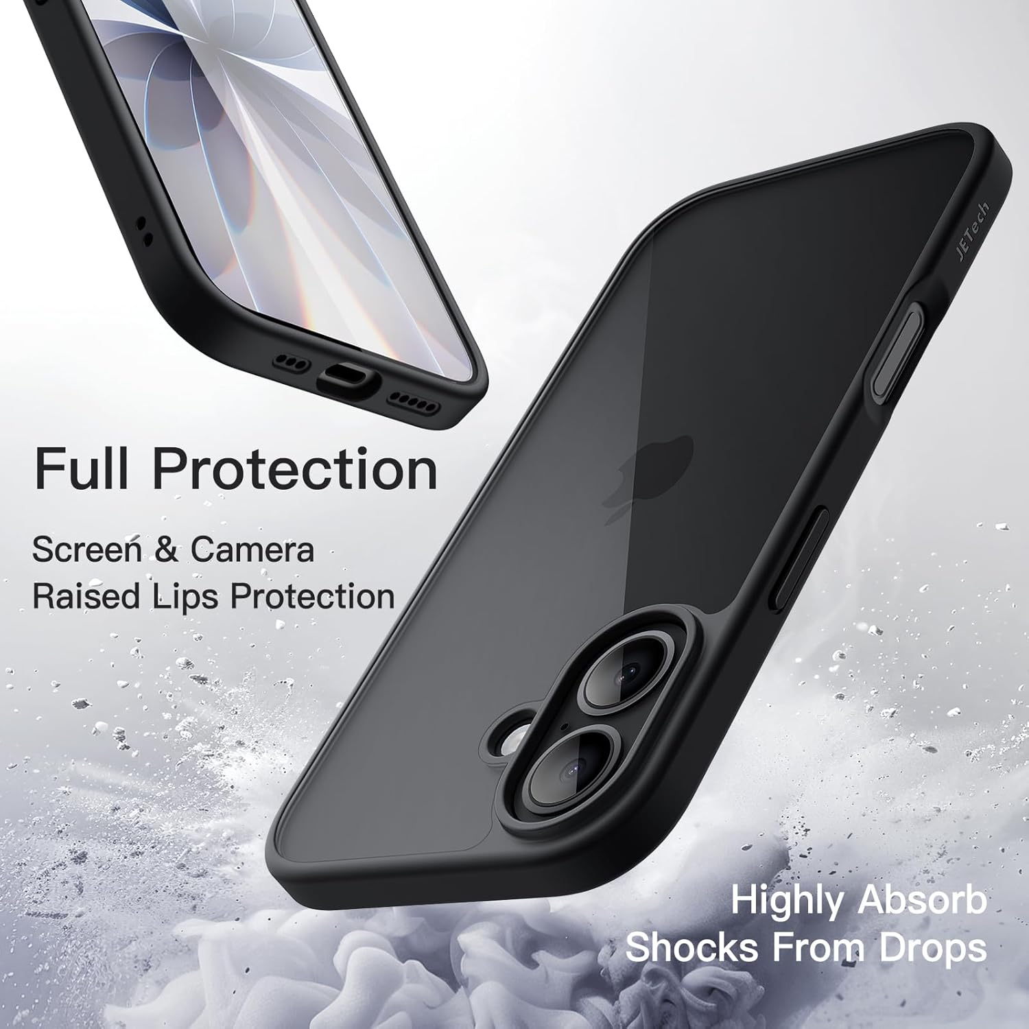AMOSTING Case for iPhone 17 (Dark Black)