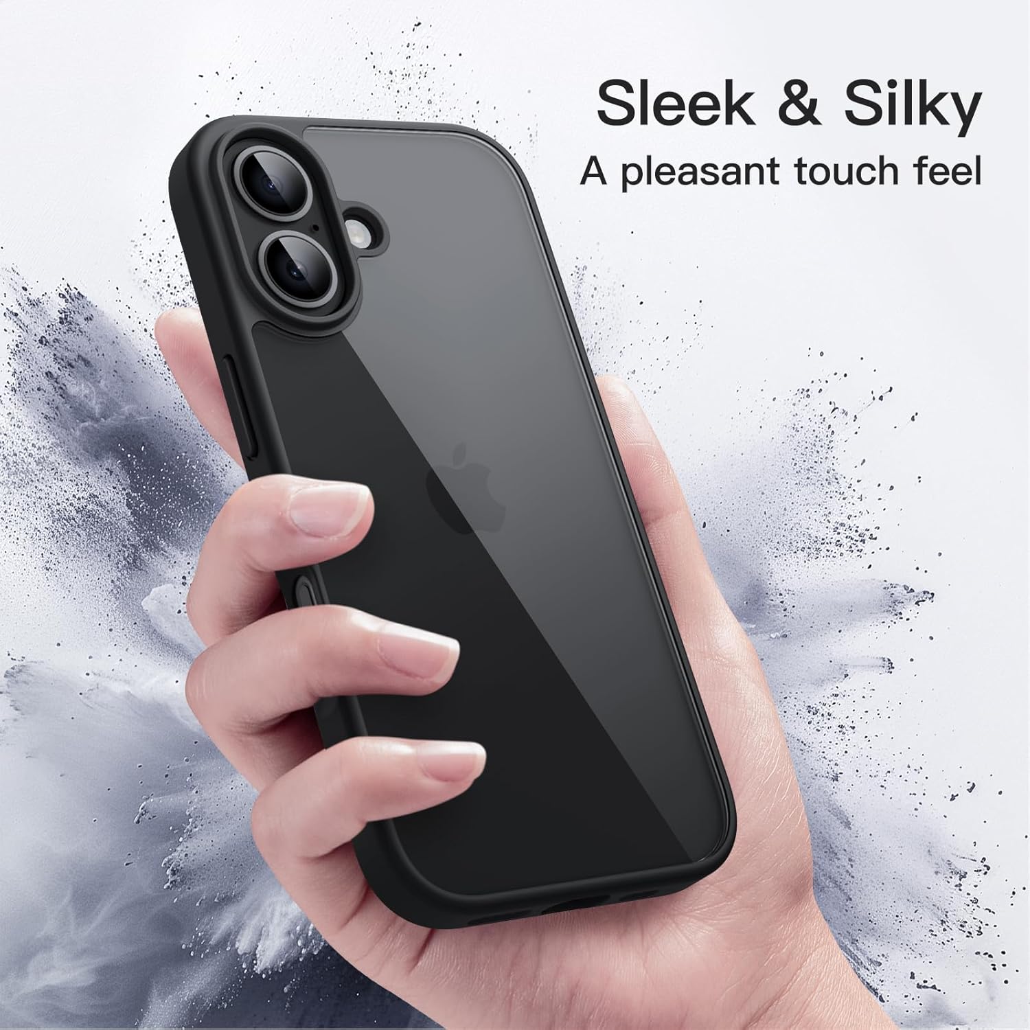 AMOSTING Case for iPhone 17 (Dark Black)