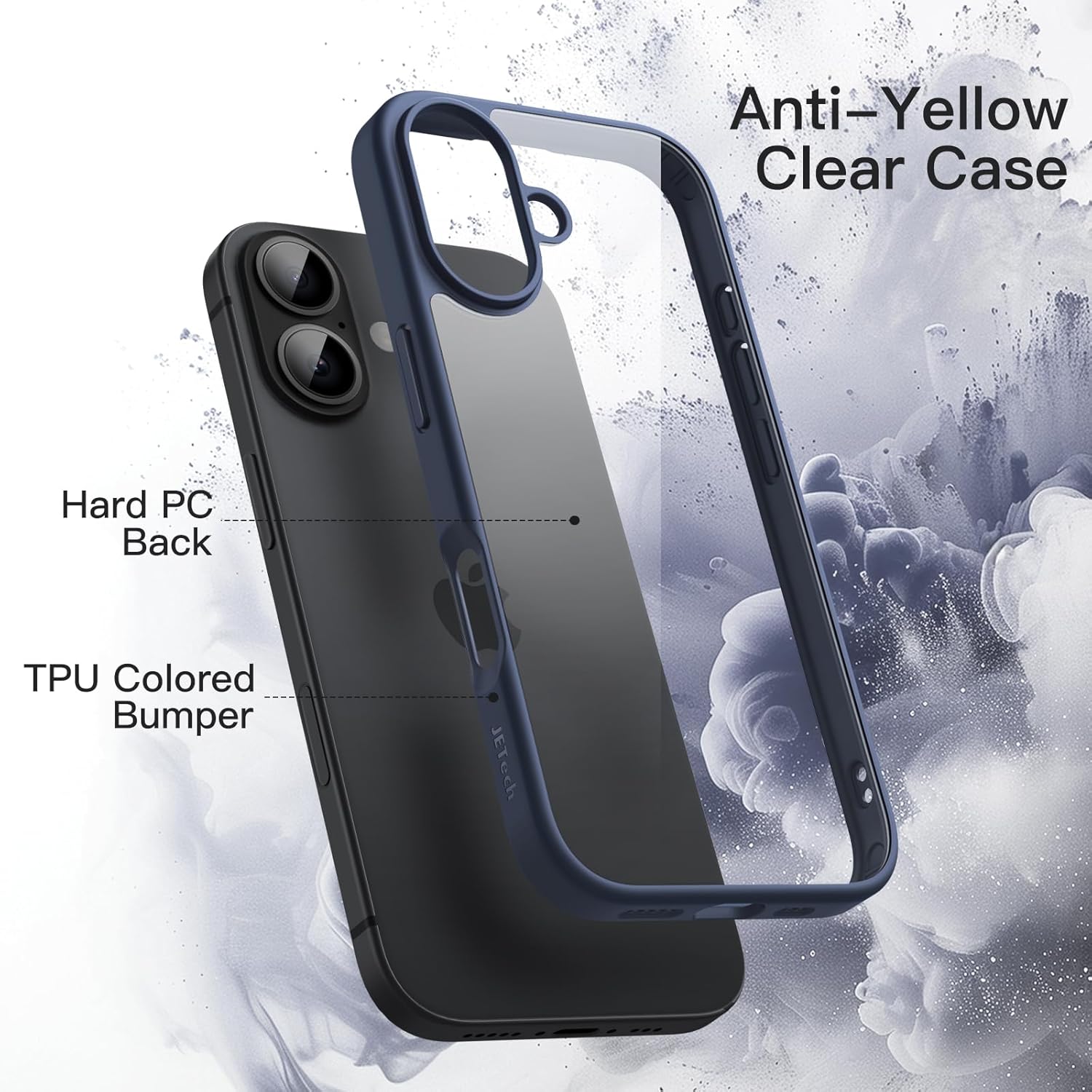 AMOSTING Case for iPhone 17 (Navy Blue)