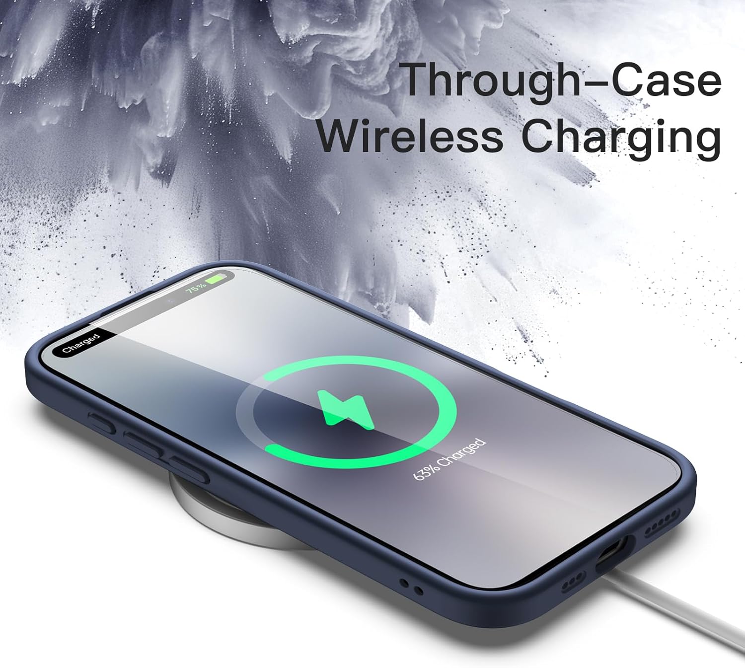 AMOSTING Case for iPhone 17 (Navy Blue)
