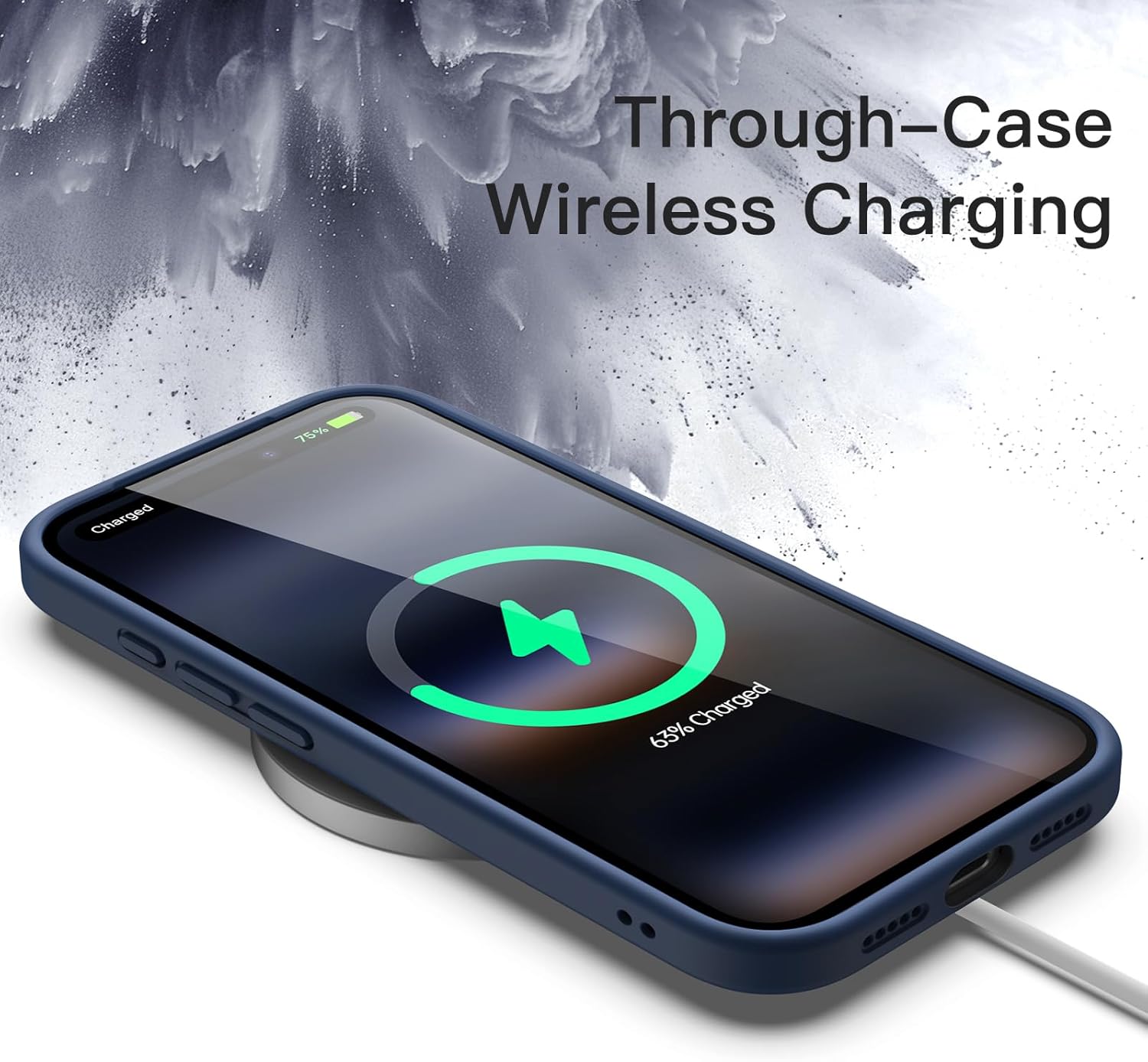 AMOSTING Case for iPhone 17 Pro (Dark Blue)