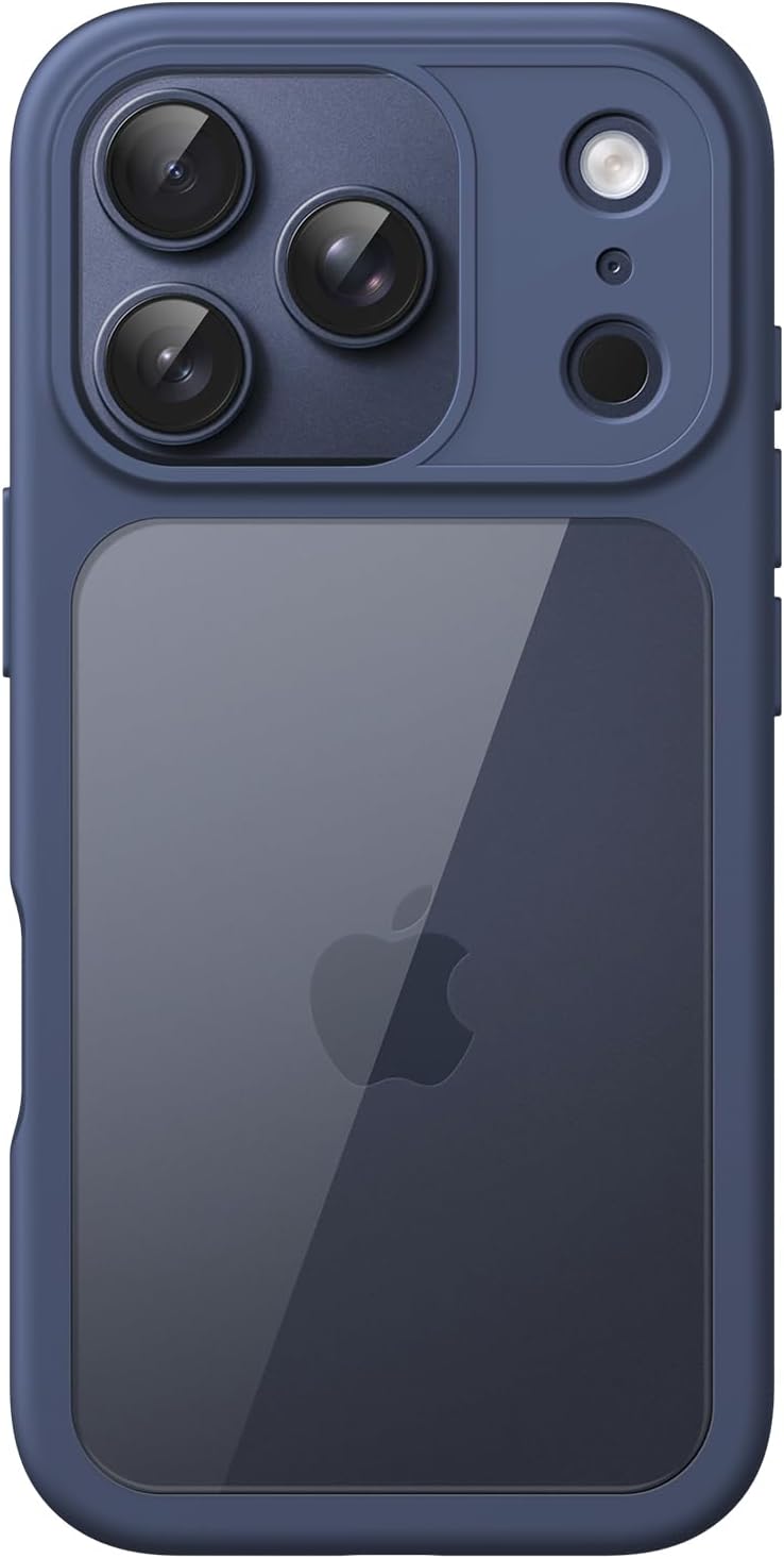 AMOSTING Case for iPhone 17 Pro (Dark Blue)