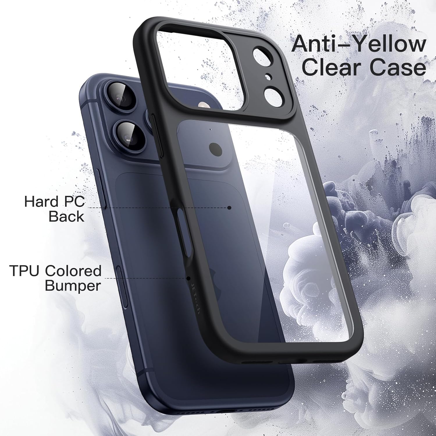 AMOSTING Case for iPhone 17 Pro Max (Black)