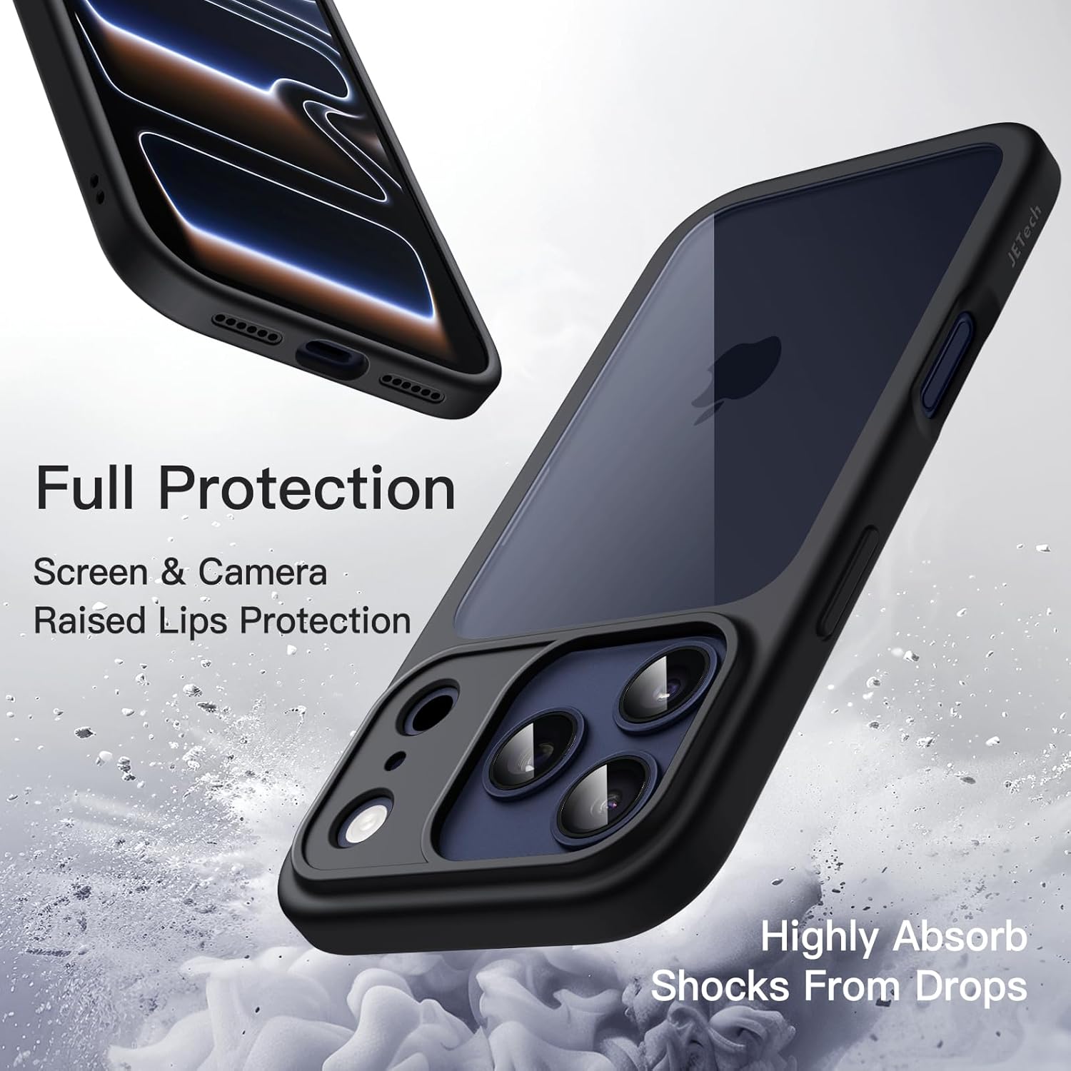 AMOSTING Case for iPhone 17 Pro Max (Black)