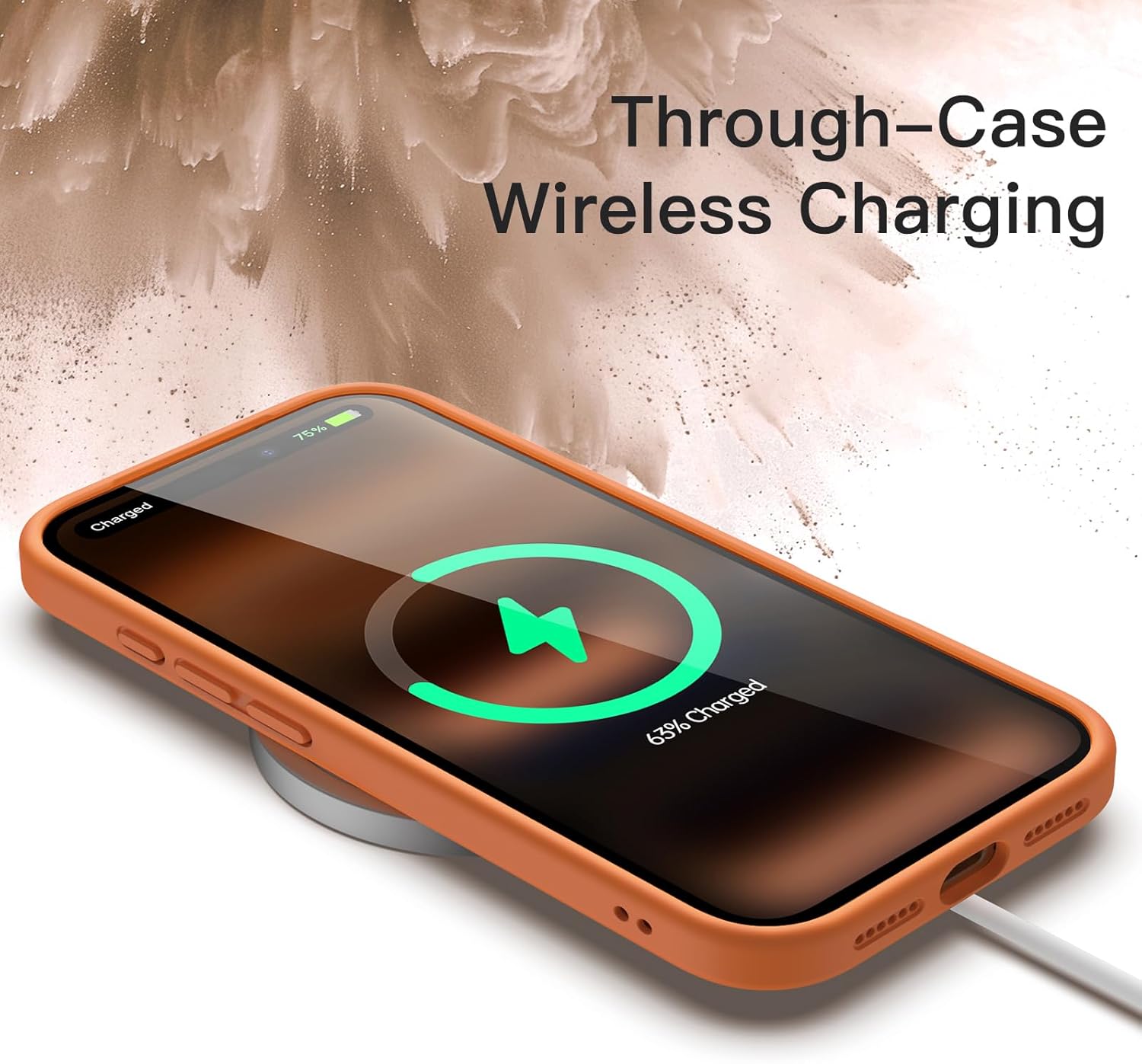AMOSTING Case for iPhone 17 Pro Max (Orange)