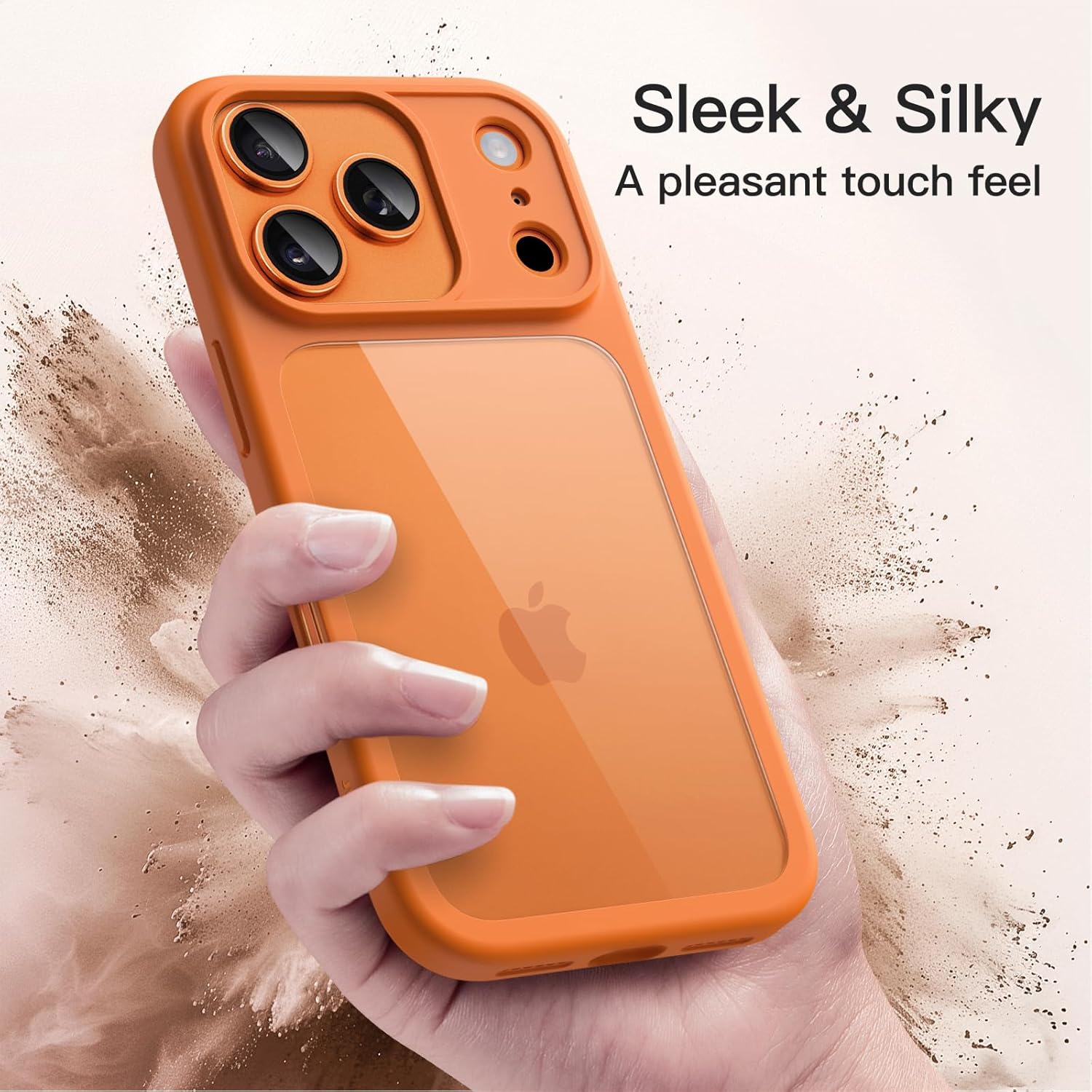 AMOSTING Case for iPhone 17 Pro Max (Orange)