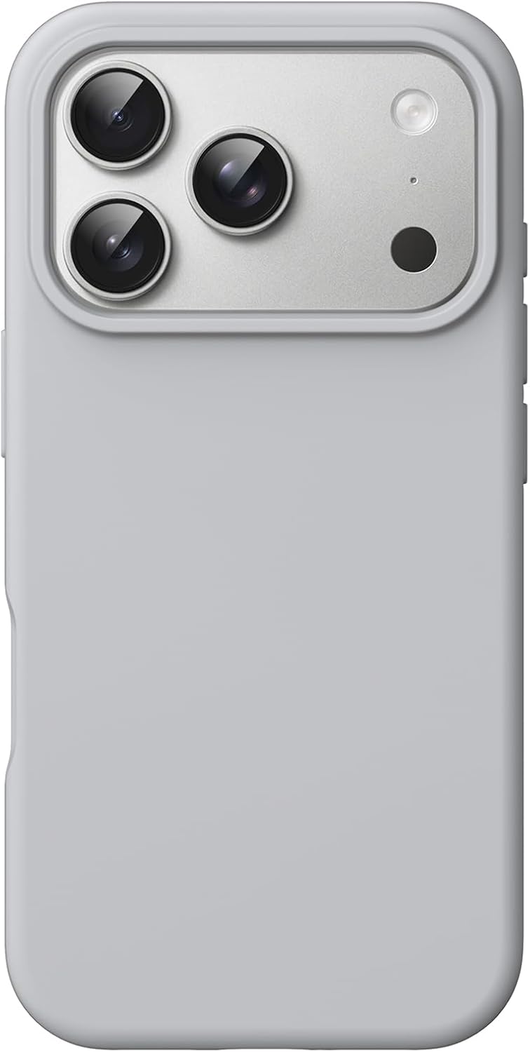AMOSTING Liquid Silicone Case for iPhone 17 Pro - Grey