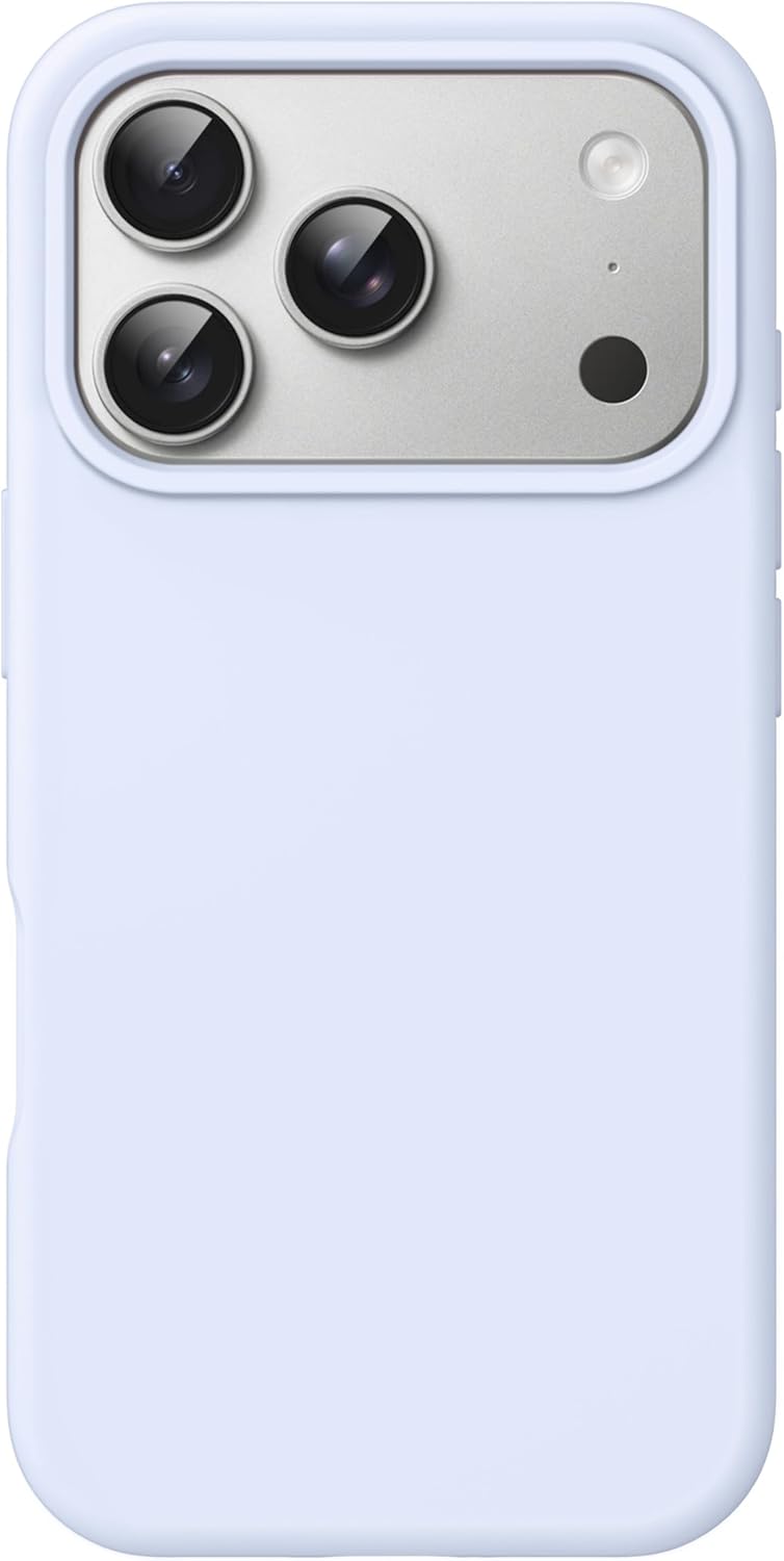 AMOSTING Liquid Silicone Case for iPhone 17 Pro - Mist Blue