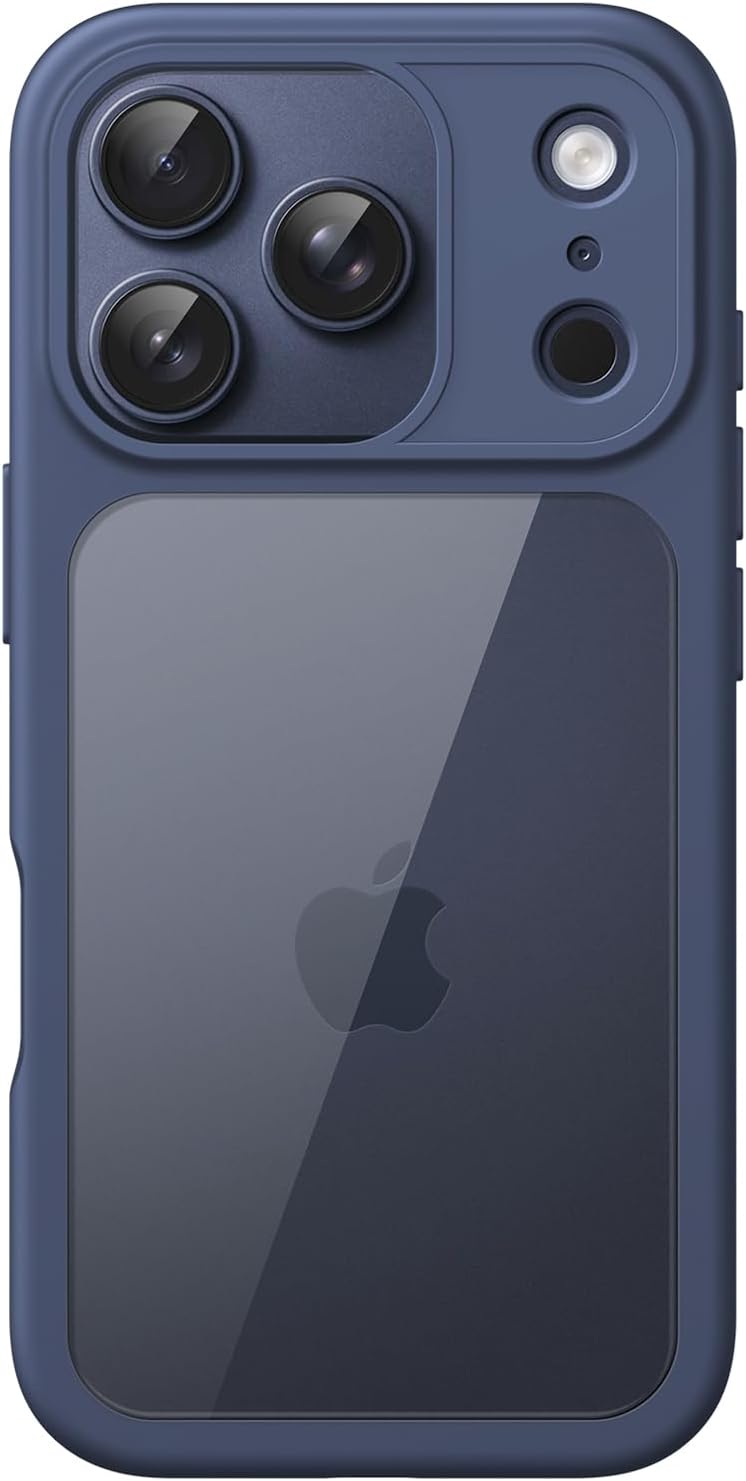 AMOSTING Case for iPhone 17 Pro Max (Dark Blue)